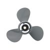 Outboard Aluminum Propeller for Honda 2/4 Stroke Engine Motor 25hp 30hp 10 Spline Tooth (Diameter: 9 7/8, Pitch: 9-15) - Image 2