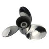 Outboard Propeller Stainless Steel Fit BRP,Johnson,Evinrude,OMC Stern Drive Boat Engines 90HP -300HP 3 Blades 15 Spline Tooth RH/LH（Multiple sizes） - Image 3