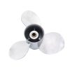 9 1/4x9 Outboard Propeller for Honda Engine Motor BF 8hp BF 9.9hp BF 15hp BF 20hp 8 Spline Tooth (Diameter: 9.25, Pitch: 9) Stainless Steel 58133-ZV4-009AH - Image 2