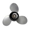 Stainless Steel Propeller 10 1/4x12 for JOHNSON Outboard 25-30HP Prop 10 Tooth RH OEM NO:5032109