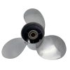 Stainless Steel Propeller 10 1/4x12 for JOHNSON Outboard 25-30HP Prop 10 Tooth RH OEM NO:5032109 - Image 3