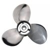 9 1/4x10 Stainless Steel Outboard Boat Propeller fit Johnson Evinrude Cupped Prop Engines 8-15HP,10-Spline - Image 2