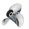 9 1/4x10 Stainless Steel Outboard Boat Propeller fit Johnson Evinrude Cupped Prop Engines 8-15HP,10-Spline - Image 3