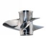 9 1/4x10 Stainless Steel Outboard Boat Propeller fit Johnson Evinrude Cupped Prop Engines 8-15HP,10-Spline - Image 4