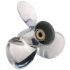 9 1/4x10 Stainless Steel Outboard Boat Propeller fit Johnson Evinrude Cupped Prop Engines 8-15HP,10-Spline - Image 5