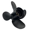 10.3x13 Outboard Propeller Aluminum Fit Mercury Boat Engines 25HP - 70HP Pressed-In Hub 4 Blades