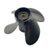 10.3x13 Outboard Propeller Aluminum Fit Mercury Boat Engines 25HP - 70HP Pressed-In Hub 4 Blades - Image 3