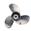 10 1/4x15 Outboard Propeller Stainless Steel Fit Mercury Boat Engines 25HP - 70HP Pressed-in Hub - Image 3