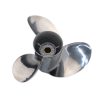 10 1/4x15 Outboard Propeller Stainless Steel Fit Mercury Boat Engines 25HP - 70HP Pressed-in Hub