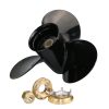 13 1/4x17 Outboard Propeller Aluminum Fit Mercury Boat Engines 40HP - 140HP Interchangeable Hub - Image 2